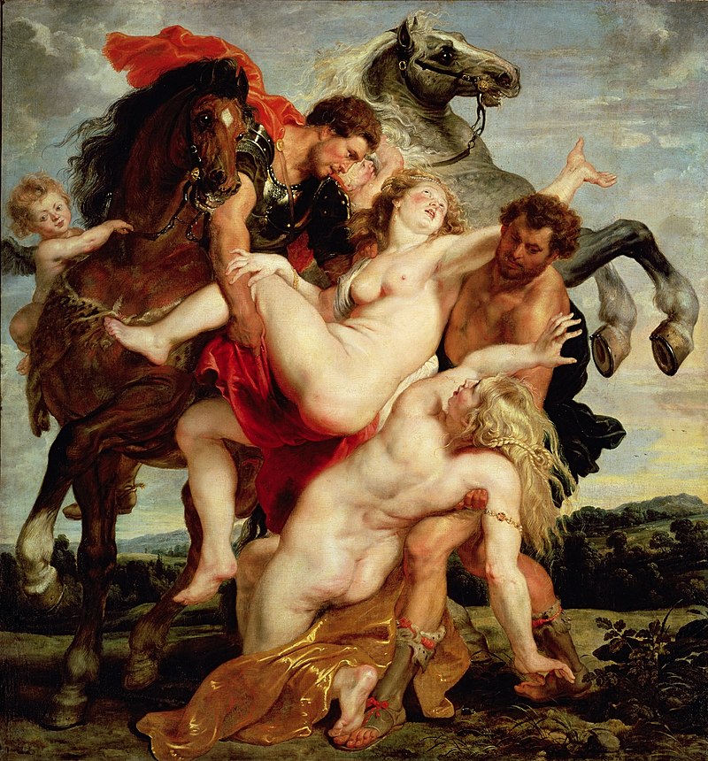 Peter Paul Rubens & Jan Wildens - De ontvoering van de Dochters van Leucippus