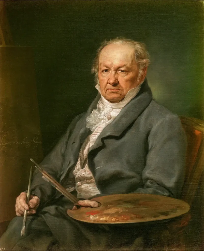 Francisco Goya by Vicente Lopez