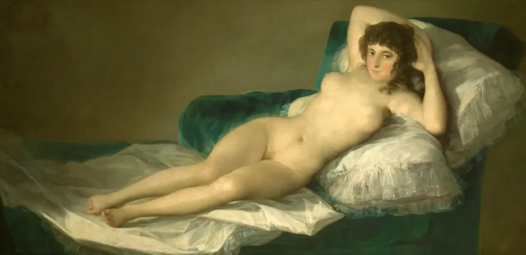 The Nude Maja by Francisco Goya