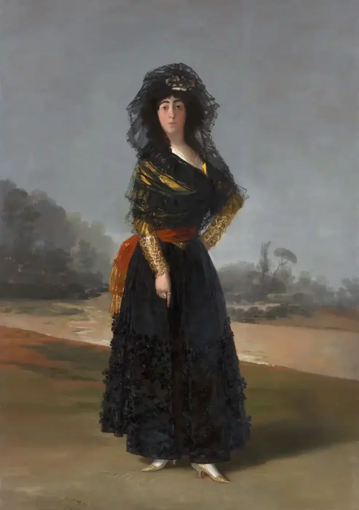 The duchess of Alba by Goya